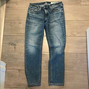 Rag & Bone Blue Straight Leg Jeans